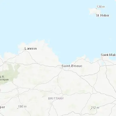 Map showing location of Étables-sur-Mer (48.633330, -2.833330)