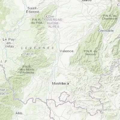 Map showing location of Étoile-sur-Rhône (44.838830, 4.890500)