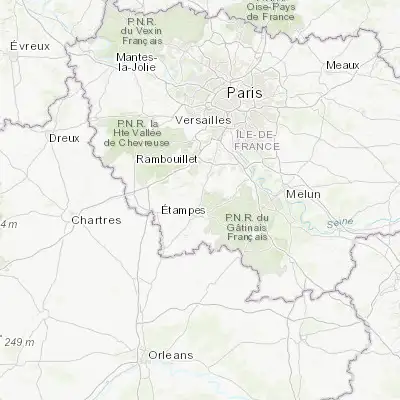 Map showing location of Étréchy (48.494650, 2.194890)