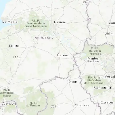 Map showing location of Évreux (49.024140, 1.150820)