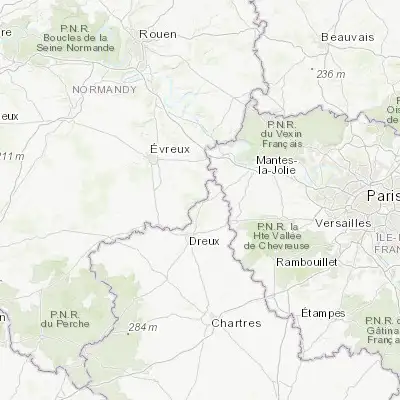 Map showing location of Ézy-sur-Eure (48.866670, 1.416670)