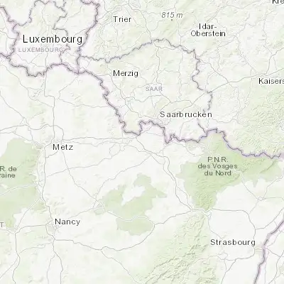 Map showing location of Farébersviller (49.118980, 6.869140)