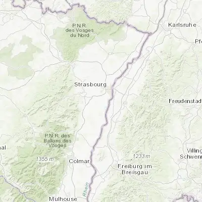 Map showing location of Fegersheim (48.490160, 7.681070)