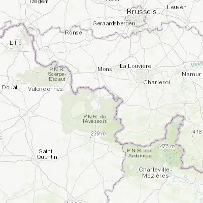 Map showing location of Ferrière-la-Grande (50.255210, 3.992880)