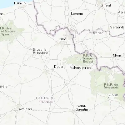 Map showing location of Flers-en-Escrebieux (50.397900, 3.060380)