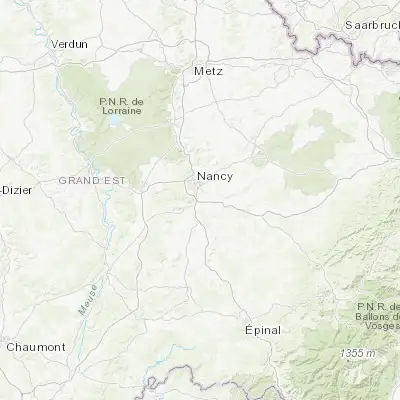 Map showing location of Fléville-devant-Nancy (48.624950, 6.203250)