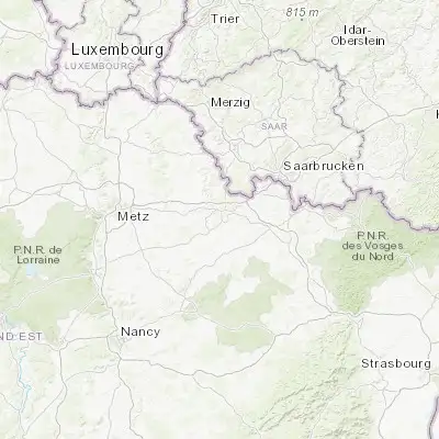 Map showing location of Folschviller (49.077320, 6.683580)