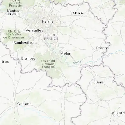 Map showing location of Fontainebleau (48.409080, 2.701770)
