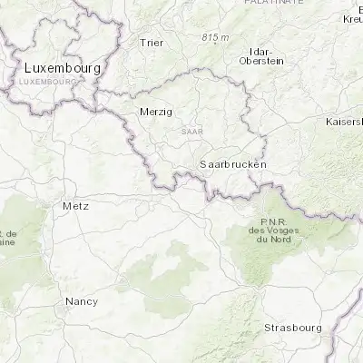 Map showing location of Forbach (49.188480, 6.892550)