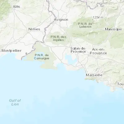 Map showing location of Fos-sur-Mer (43.437740, 4.944570)