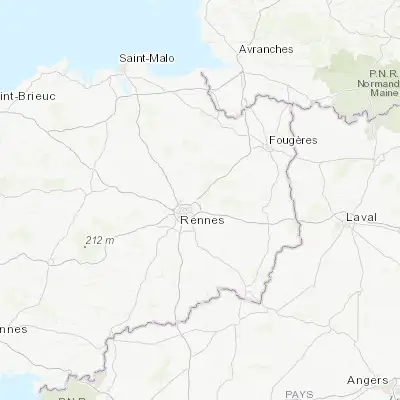 Map showing location of Fouillard (48.158200, -1.579150)