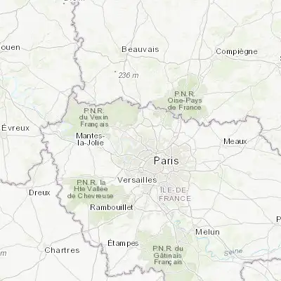Map showing location of Franconville (48.983330, 2.233330)