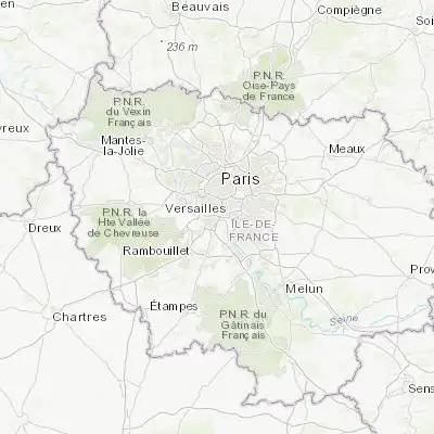Map showing location of Fresnes (48.755680, 2.322410)