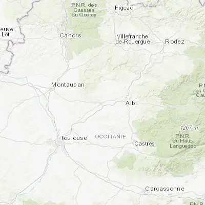 Map showing location of Gaillac (43.901600, 1.896860)