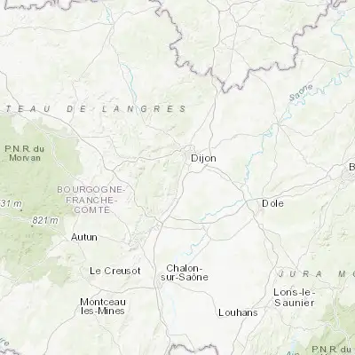 Map showing location of Gevrey-Chambertin (47.226140, 4.968060)