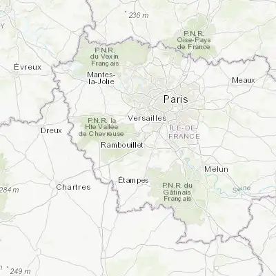 Map showing location of Gif-sur-Yvette (48.683330, 2.133330)