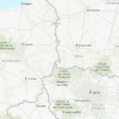 Map showing location of Gisors (49.281780, 1.780100)