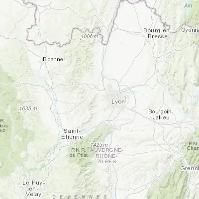 Map showing location of Grézieu-la-Varenne (45.747360, 4.690370)