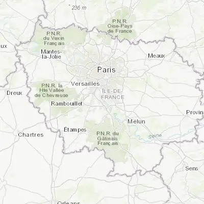 Map showing location of Grigny (48.654120, 2.393430)