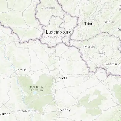 Map showing location of Guénange (49.299450, 6.205350)