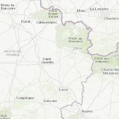 Map showing location of Guise (49.900550, 3.628010)