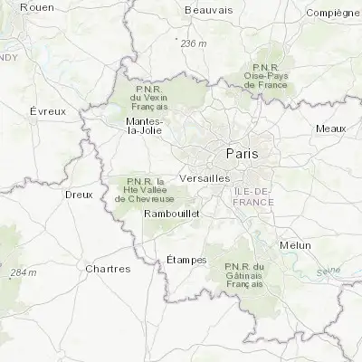 Map showing location of Guyancourt (48.773340, 2.073930)
