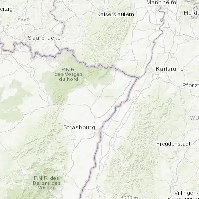 Map showing location of Haguenau (48.815570, 7.790510)