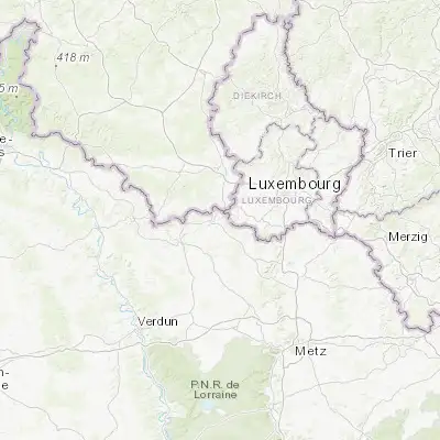 Map showing location of Herserange (49.520470, 5.789940)