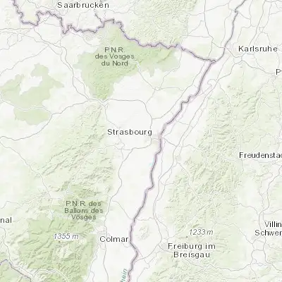 Map showing location of Holtzheim (48.558200, 7.644340)