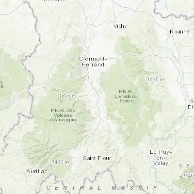Map showing location of Issoire (45.544220, 3.249010)