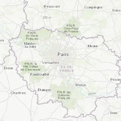 Map showing location of Ivry-sur-Seine (48.815680, 2.384870)
