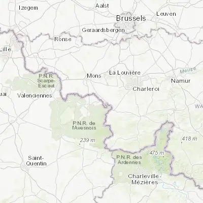 Map showing location of Jeumont (50.296580, 4.101080)