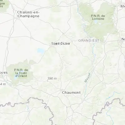 Map showing location of Joinville (48.443630, 5.141440)