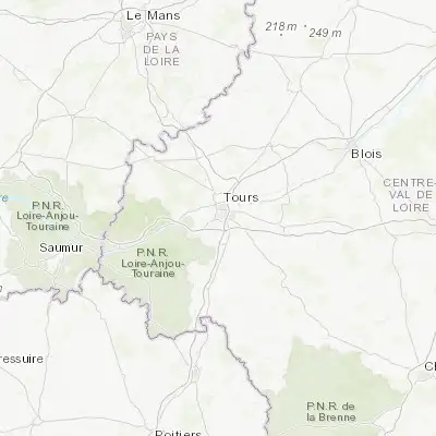 Map showing location of Joué-lès-Tours (47.349070, 0.665130)