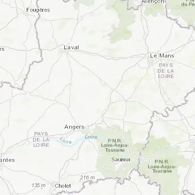 Map showing location of Juigné (47.718780, -0.394050)