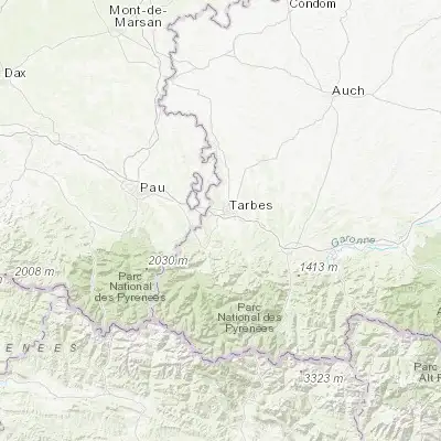 Map showing location of Juillan (43.200720, 0.023260)