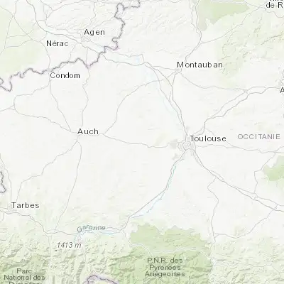 Map showing location of L'Isle-Jourdain (43.612200, 1.086600)