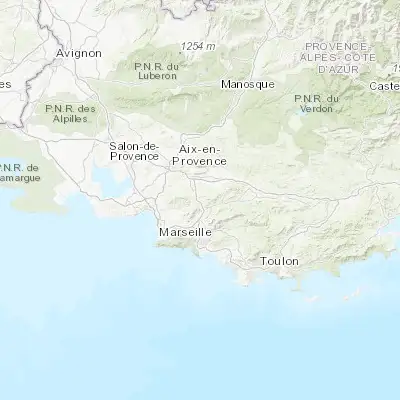 Map showing location of La Bouilladisse (43.396190, 5.593070)