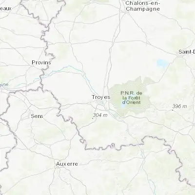 Map showing location of La Chapelle-Saint-Luc (48.317340, 4.039880)