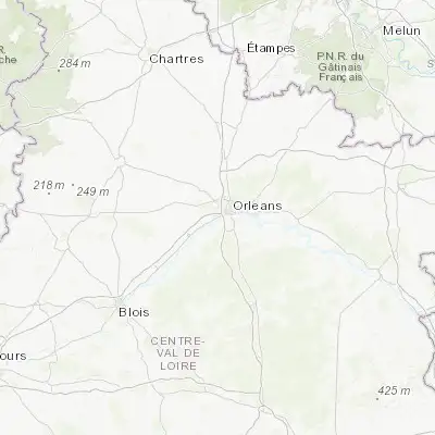 Map showing location of La Chapelle-Saint-Mesmin (47.886480, 1.834500)
