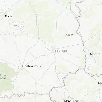 Map showing location of La Chapelle-Saint-Ursin (47.062480, 2.324470)