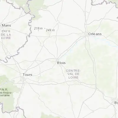 Map showing location of La Chaussée-Saint-Victor (47.616210, 1.367650)