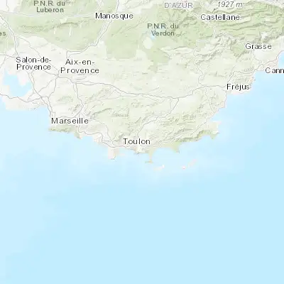 Map showing location of La Crau (43.149620, 6.073990)