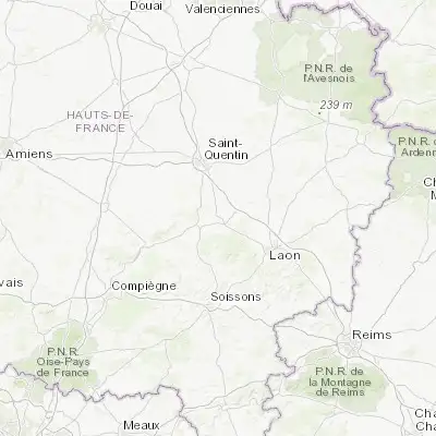 Map showing location of La Fère (49.662860, 3.366310)