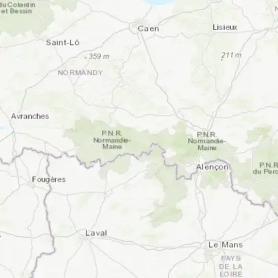 Map showing location of La Ferté-Macé (48.589990, -0.358000)
