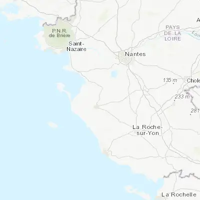 Map showing location of La Garnache (46.891760, -1.831630)