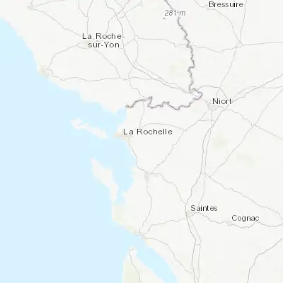 Map showing location of La Jarrie (46.128880, -1.009550)