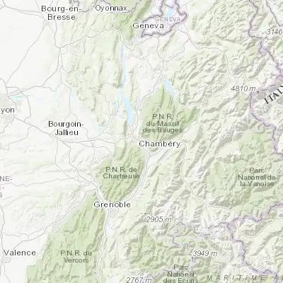 Map showing location of La Ravoire (45.562660, 5.958260)