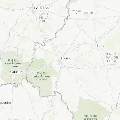 Map showing location of La Riche (47.389960, 0.670720)