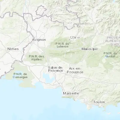 Map showing location of La Roque-d'Anthéron (43.715440, 5.309730)